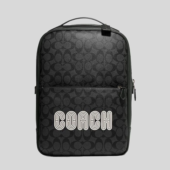 COACH WESTWAY Backpack Colorblock Signature Canvas w Patch CE489 NWT $498 - Picture 10 of 12